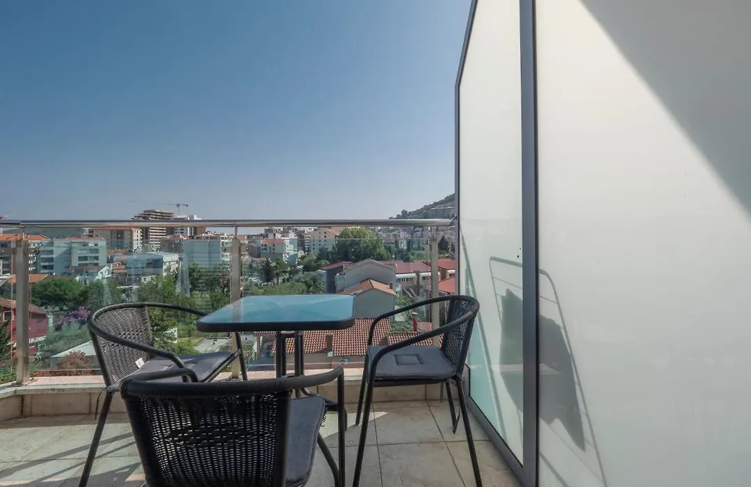 Rooftop Family Apartment Budva With City View-1