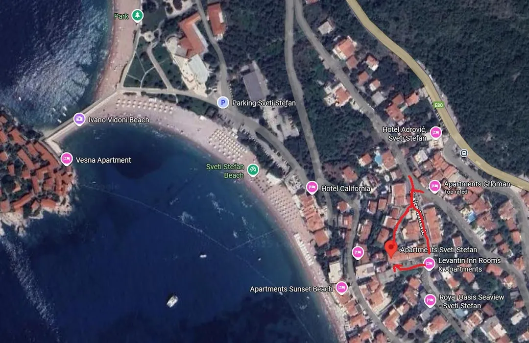 Apartments Sveti Stefan Mne-1